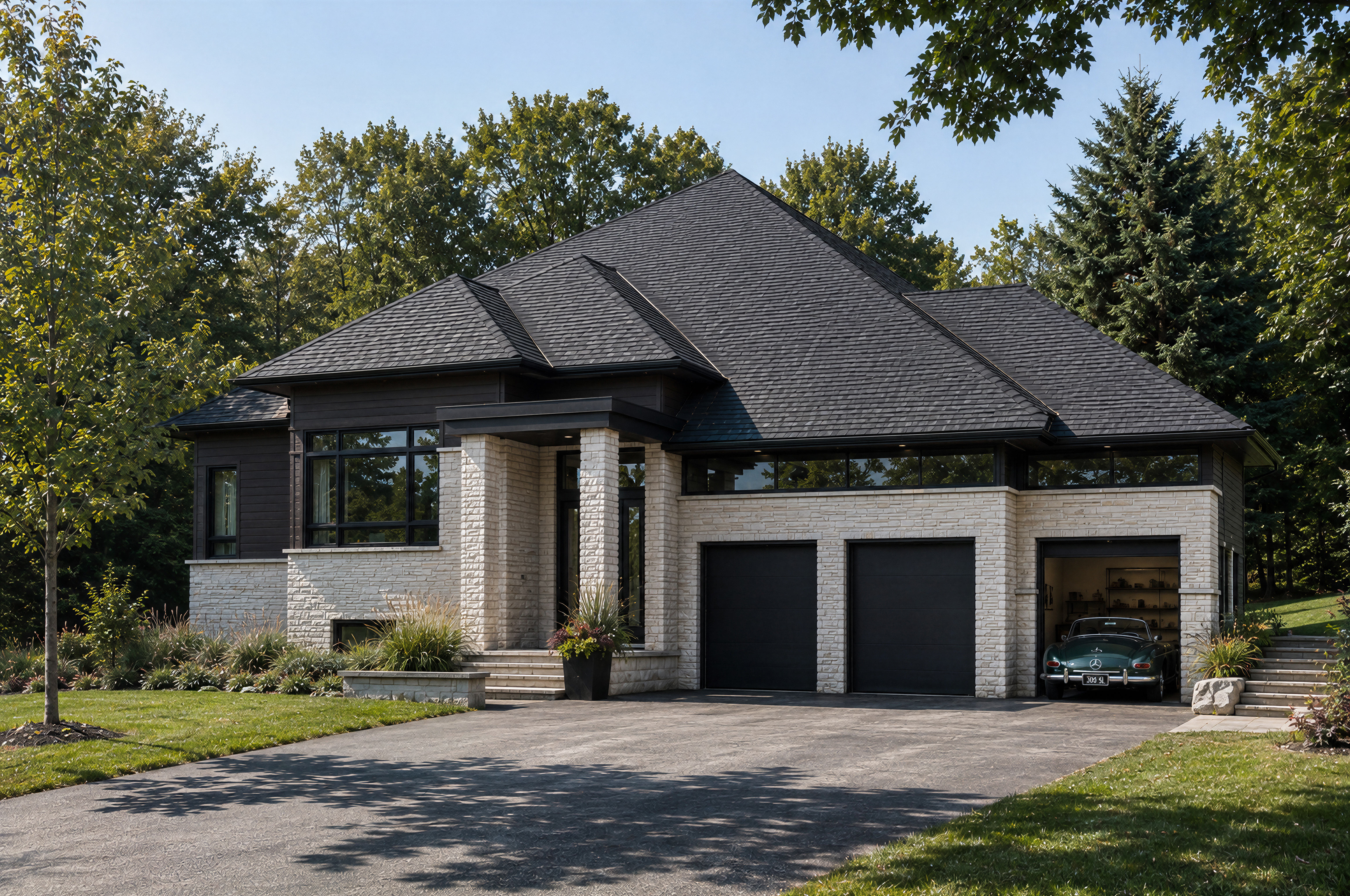 Canvas Hill home with three garage bays
